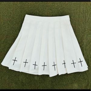 white cross xmm brand mini skirt $20